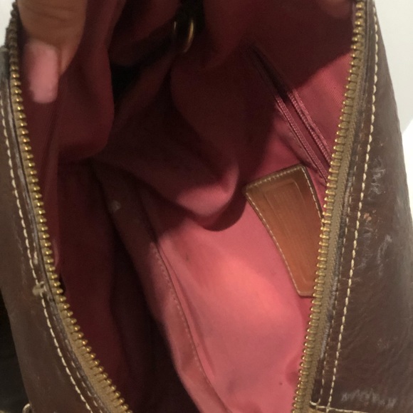 Authentic Coach OpArt Handbag Satchel Purse Brown - Picture 7 of 8